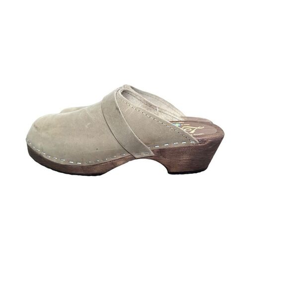 Lotta’s from Stockholm Clogs Tan Nubuck Size 35 (Big Girl) - Picture 3 of 11